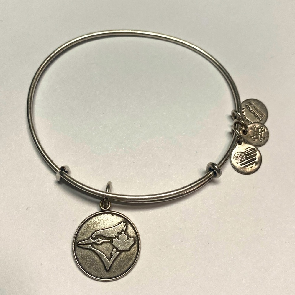 Alex And Ani MLBP Toronto Blue Jays Silver Bracelet
